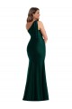 Evergreen Sirena Un Hombre Satén sedoso Largo Formales Vestidos de dama de honor / Vestidos de fiesta Asequibles