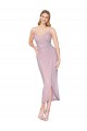 Primavera Sirena Tirantes espagueti Gasa Corto Asimétrico Vestidos de dama de honor / Vestidos de fiesta / Vestidos de cóctel / Vestidos para homecoming Asequibles