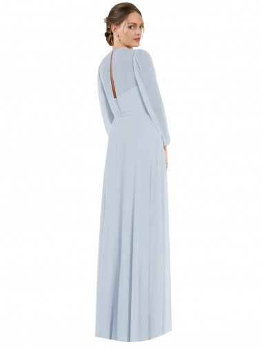 línea A Sin tirantes Gasa Largo Formales Vestidos de dama de honor / Vestidos de noche