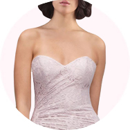 Asequibles Cuello de Corazón Vestidos de dama de honor